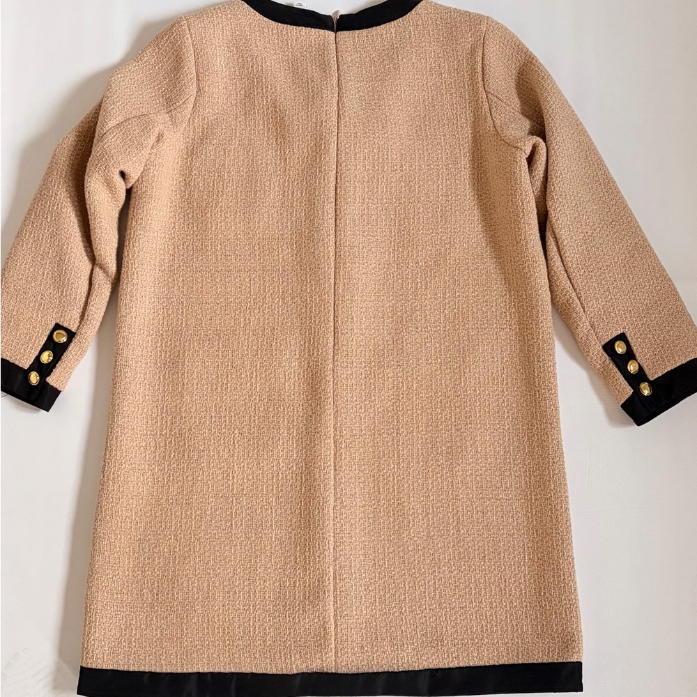 Tuckernuck Pomander Place Coco Tweed Mini Dress Beige size Large - Picture 11 of 16